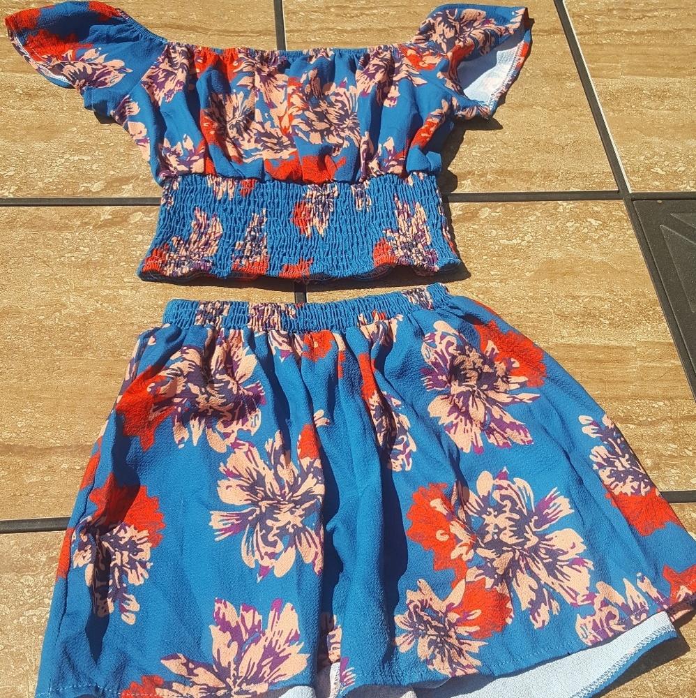 Flowey short set